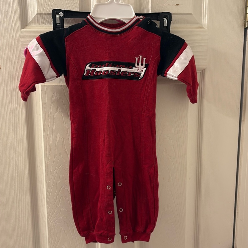 Indiana Hoosiers 1 piece outfit. Size 12 months